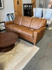 Smith Brothers Carmel Leather 3 Cushion Sofa (Cushion Upgrade)