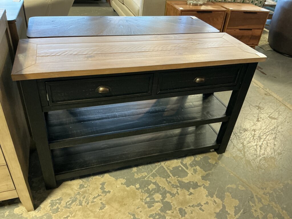 Monterey Console Black/Driftwood