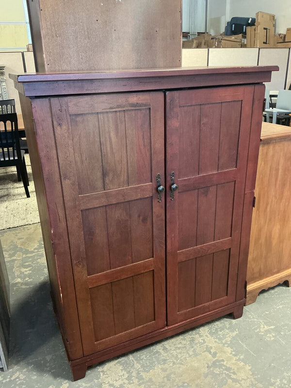 Tv Hutch w/ Wardrobe (As-Is Foot)