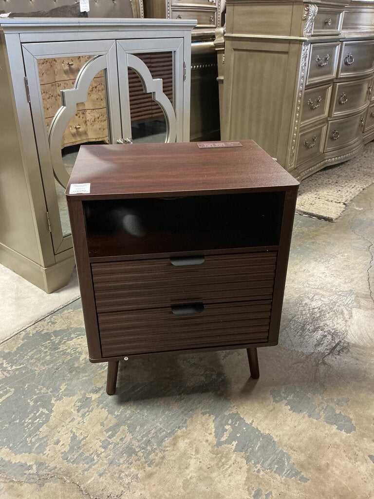 Ebern 2 Drawer Nightstand