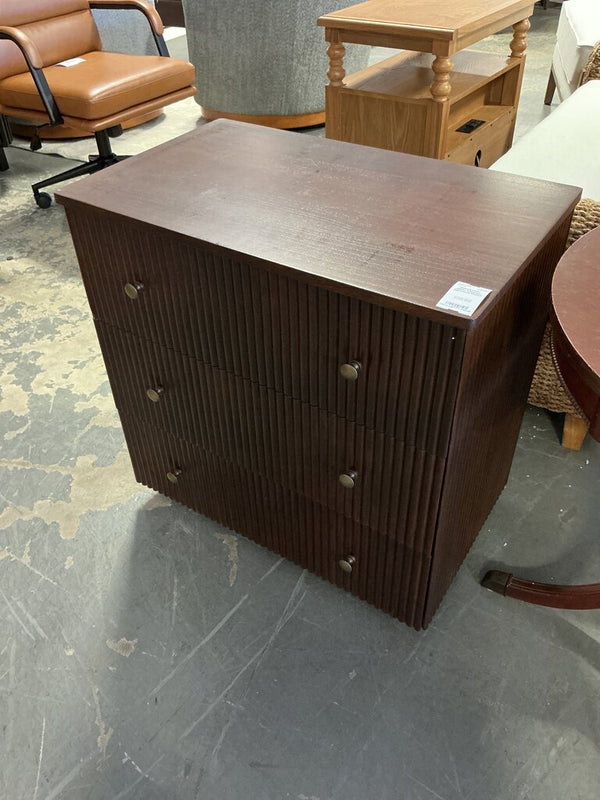 Albert 3-Drawer Nightstand-Walnut