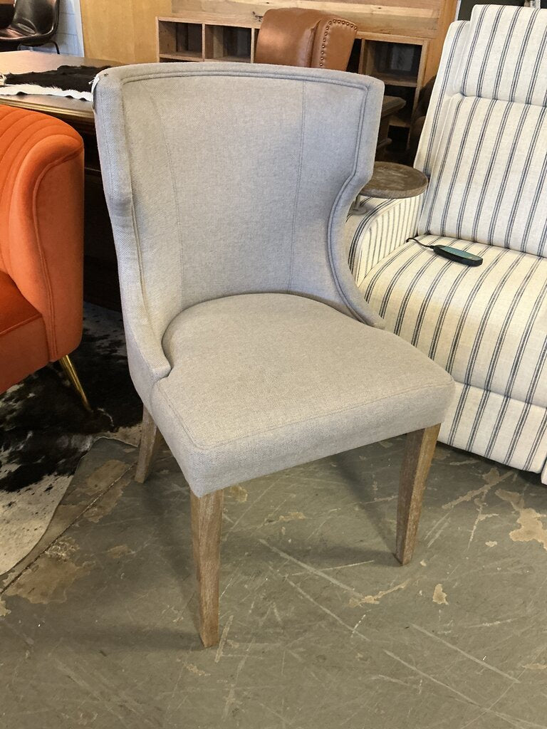 Grey Upholsted Accent Chair