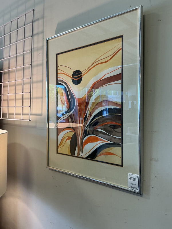 Abstract Orange & Brown Sunset