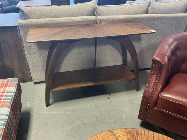 Sunburst Inlay Rectangular Console Table