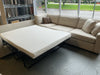 James 3-Piece 4-Seat Sleeper Sectional- Beige