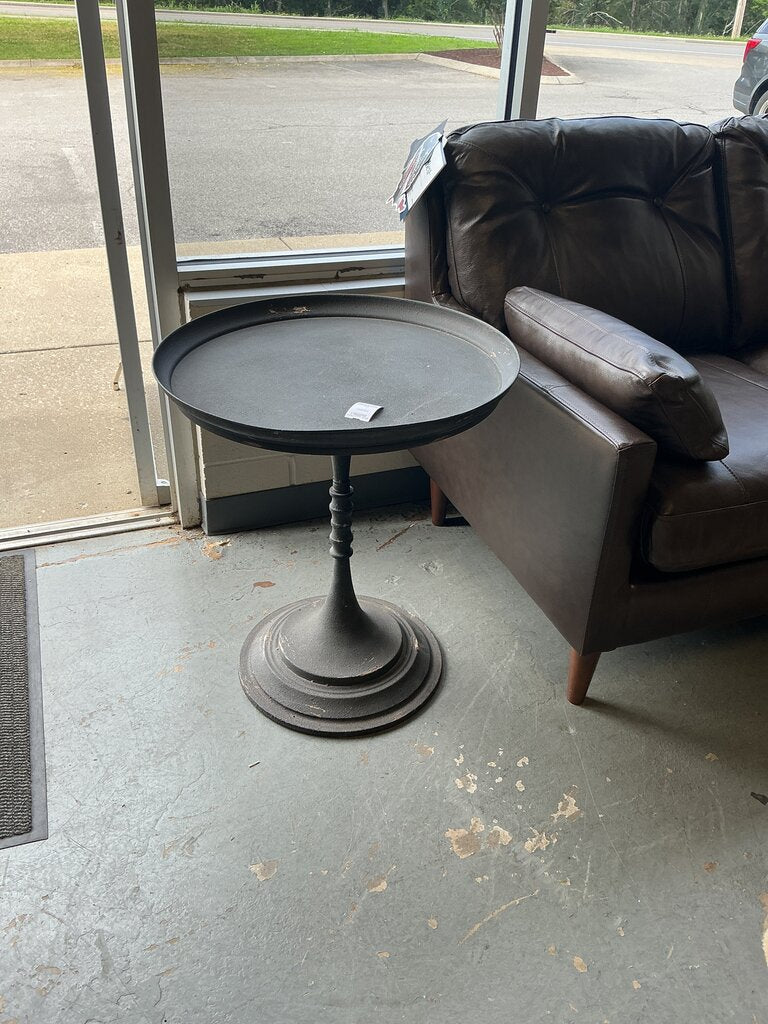 Small Round Metal Accent Table