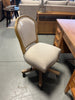 Wood & Linen Task Chair