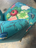 Amata Side Chair-Blue (As-Is, Cut)