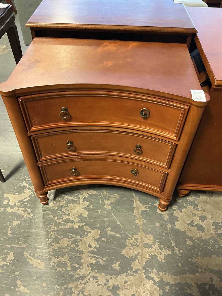 Herbie 3-Drawer Nightstand-Acorn (As-Is, Chipped)