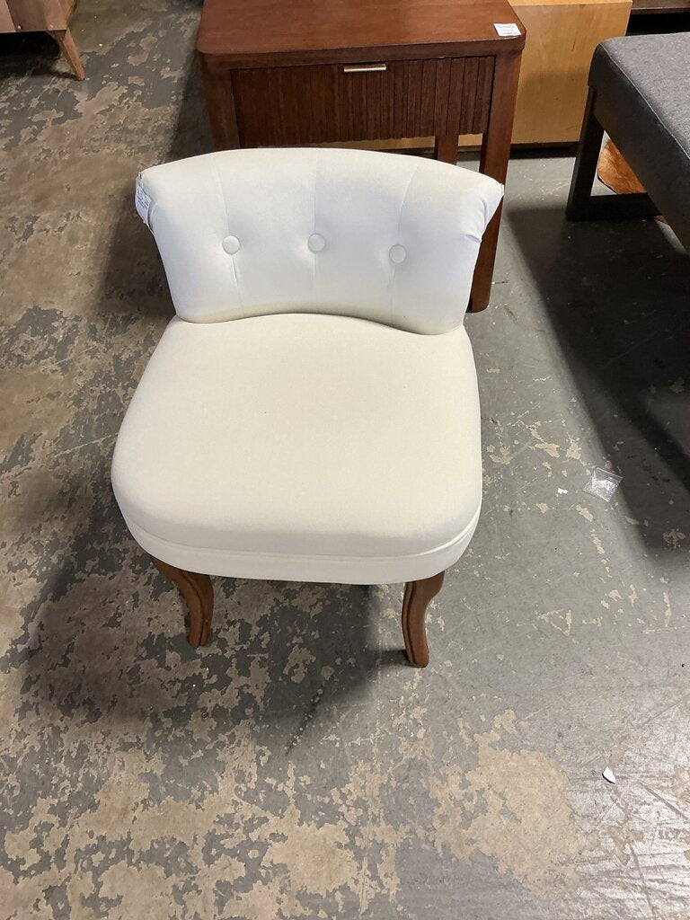 Kota Vanity Stool-Ivory
