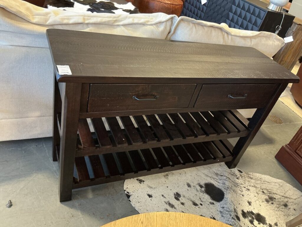 Espresso Sofa Table