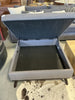 Owen Storage Ottoman- Slate Grey