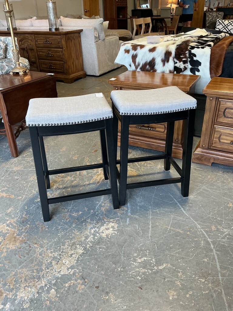 Grey Counter Height Stool (Pair)