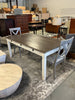 Two-Tone Dining Table W/Drawers (as-is)