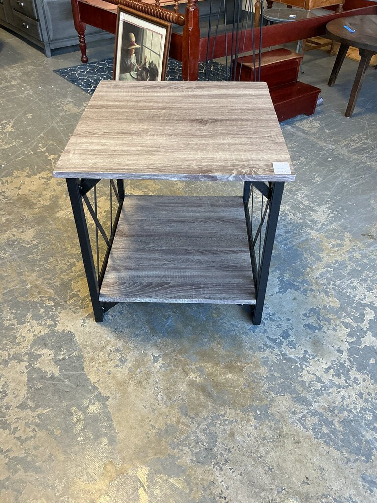 Grey Tone End Table