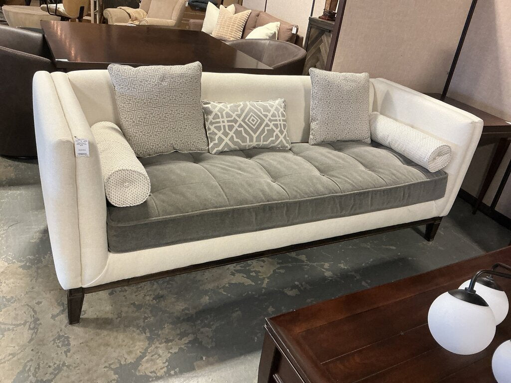 Grey & White Two Tone Sofa