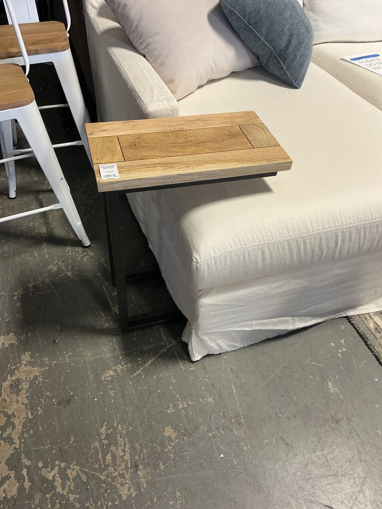 Skyler Industrial Side Table- Natural