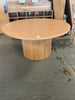 Auden 60" Round MCM Fluted Pedestal Base Table