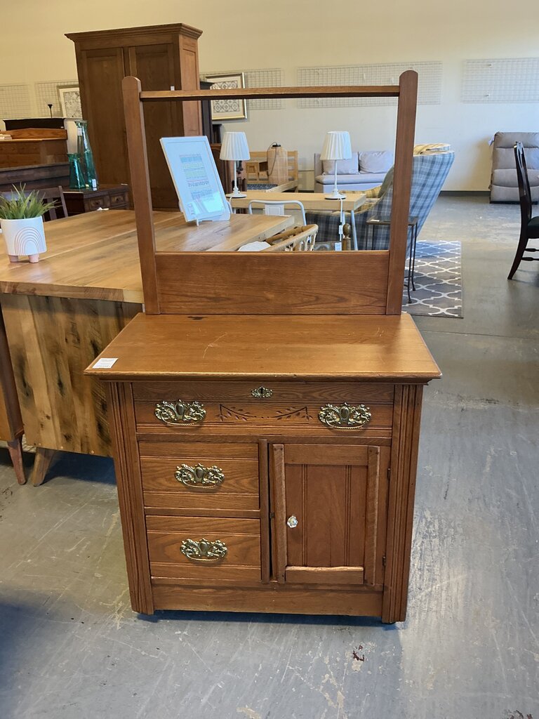 Vintage Eastlake Style Washstand