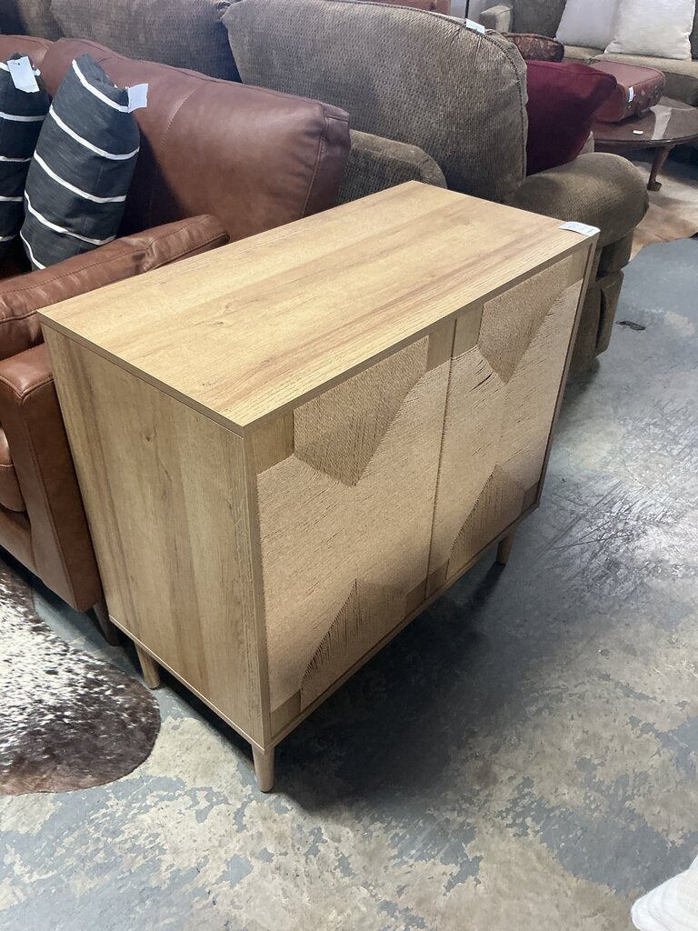 Alois 2-Door Accent Cabinet- Oak