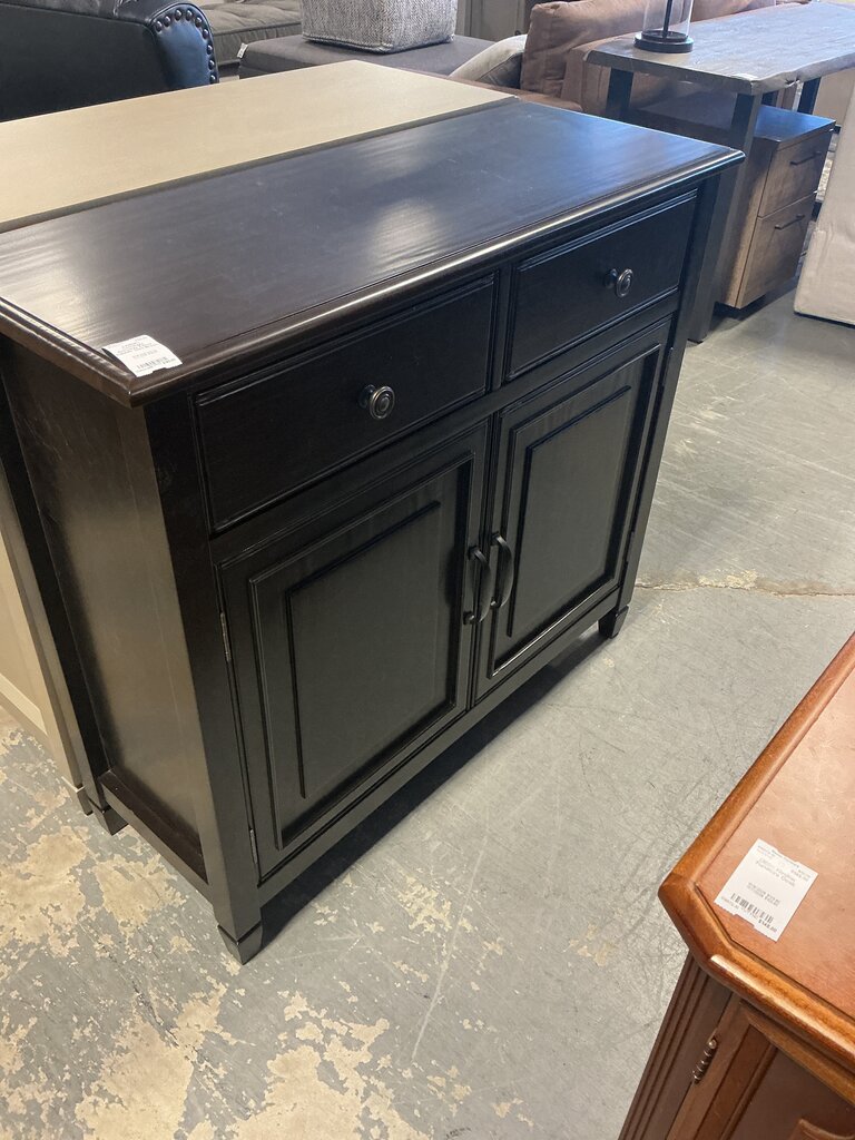 Connaught Entryway 2-Door Cabinet- Dark Brown