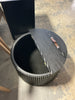 Lance 23.6" Round Coffee Table-Black