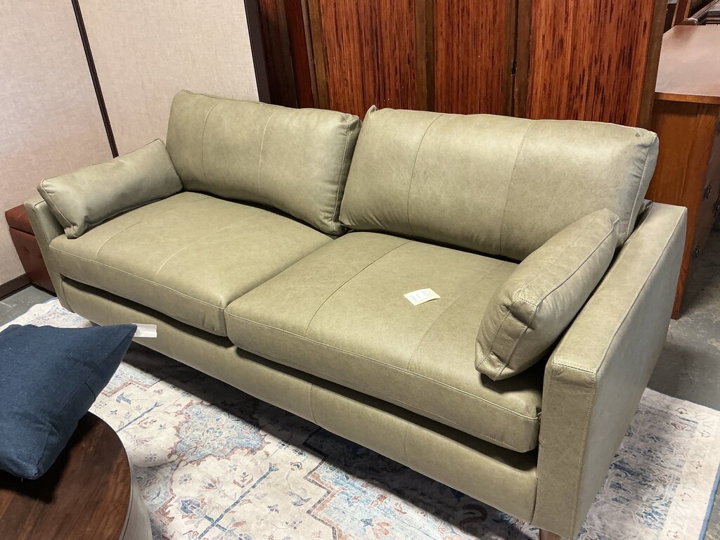 Trafton sofa- Sage Leather