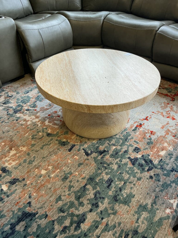 Andolise Faux Marble Coffee Table-Natural (As-Is)