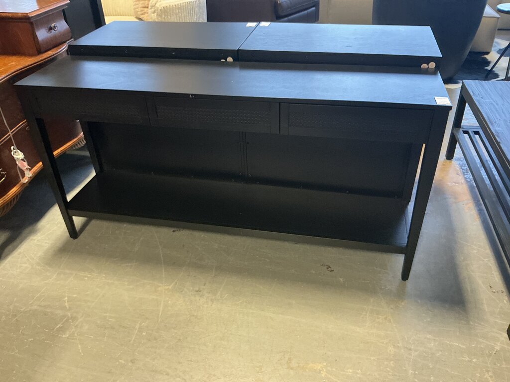 Skinny Sofa Table- Black