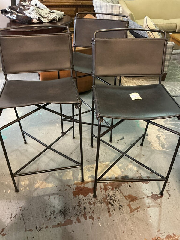 Four Hands Wharton Barstool (set of 3)