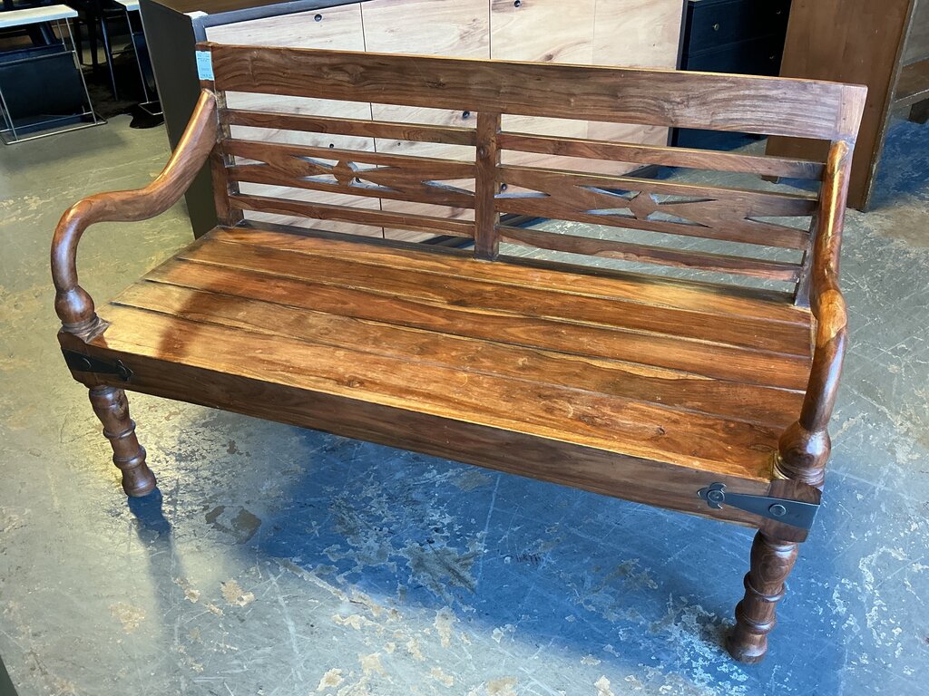 Teak Bench (54.25"W)
