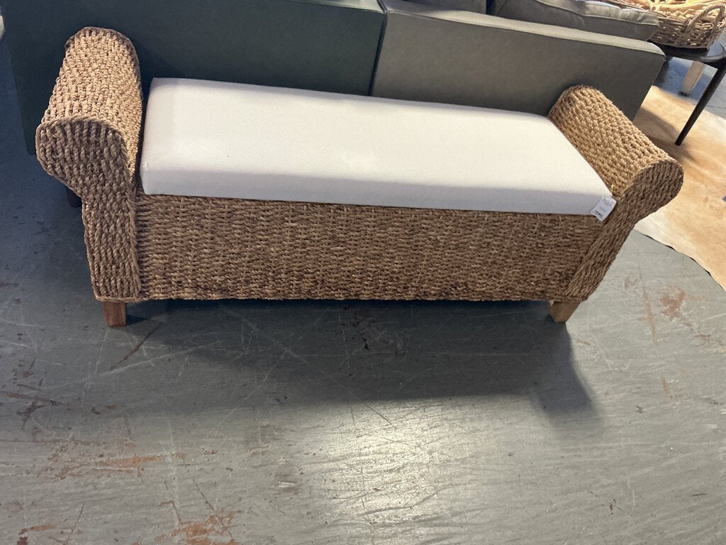 Arnaldo Rattan Storage Bench