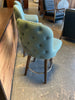 (Set of 3) Blue Counter Stools